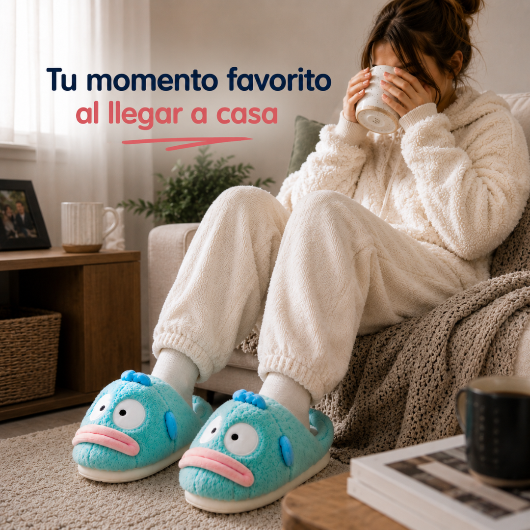 Bluppy™ – Pantuflas Muñeco Soft
