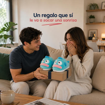 Bluppy™ – Pantuflas Muñeco Soft
